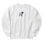 塔鐘 ゆず🌕の三日月 華蓮 Heavyweight Crew Neck Sweatshirt