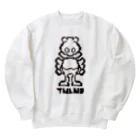 アキキムラの家で着たい！！！トゥモローランド / TMLND ドット絵ブラック Heavyweight Crew Neck Sweatshirt