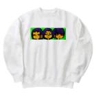 キカンシのデフォルメキカンシ Heavyweight Crew Neck Sweatshirt