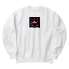 RETRO GAME CENTERのSHOOTING GAMEⅡ Heavyweight Crew Neck Sweatshirt