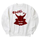 RAMUKiのRAMUKi兜（darkred） Heavyweight Crew Neck Sweatshirt