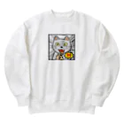 N's Creationのネコ、衝撃を受ける。 Heavyweight Crew Neck Sweatshirt