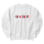 壱岐・八幡まちづくり協議会のはらほげ地蔵（モダン）レッド Heavyweight Crew Neck Sweatshirt