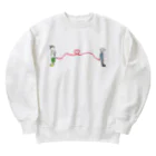 【アウター】カサネギショップ【大好き】の【重ね着限定】脱ぐと運命の赤い糸Ｔ Heavyweight Crew Neck Sweatshirt