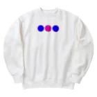 HAREのカラフル野球ボール　青ピンク② Heavyweight Crew Neck Sweatshirt