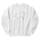 акеの可愛い豚の服 Heavyweight Crew Neck Sweatshirt