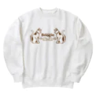 音楽酒場 ブギのブギ猫シンメトリー Heavyweight Crew Neck Sweatshirt