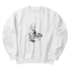 空想画学販売所の羊の編み物 Heavyweight Crew Neck Sweatshirt