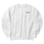 ぺけまるしょっぷの練切シマエナガグッズ Heavyweight Crew Neck Sweatshirt