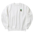 ANAN＠猫ひろしの人🥚🥚のパンダ Heavyweight Crew Neck Sweatshirt