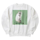 猫のイラスト屋さんのmii Heavyweight Crew Neck Sweatshirt