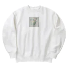 SuRa/AIイラストのPastelFlower Heavyweight Crew Neck Sweatshirt