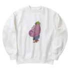 のだぎり　のお店のなすびくん Heavyweight Crew Neck Sweatshirt