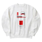 No.30_DesignWorks typographyのHelvetica Neue LT Std - Typography Design Heavyweight Crew Neck Sweatshirt