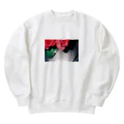 フィルムカメラ屋さんのボケた薔薇 Heavyweight Crew Neck Sweatshirt