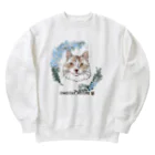 猫のイラスト屋さんのtono Heavyweight Crew Neck Sweatshirt