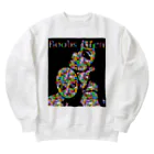 ブーブスエイリアンのカラフル Heavyweight Crew Neck Sweatshirt