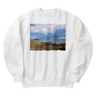 あべこのお店 の北海道の海 Heavyweight Crew Neck Sweatshirt