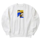 hotdogdesignの歯科助手は聞こえているか歯科医師の腹の音おれは無視しているぞ Heavyweight Crew Neck Sweatshirt