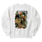 MUGEN ARTの自来也大蛇退治 歌川国芳　浮世絵 Heavyweight Crew Neck Sweatshirt