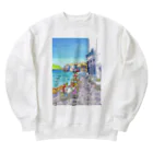 AKISENのエーゲ海カフェガールズ Heavyweight Crew Neck Sweatshirt