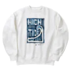 masahiro_minami_artのHIGH TIDE（ブルー） Heavyweight Crew Neck Sweatshirt