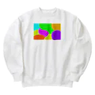 ミクノガレのカラフルでテンション上げてこ Heavyweight Crew Neck Sweatshirt