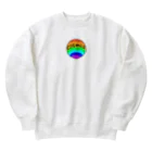 -cosmos-の虹色の星 Heavyweight Crew Neck Sweatshirt