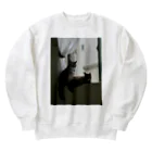 ハネ(🦄)のエモ猫ず Heavyweight Crew Neck Sweatshirt