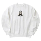 ガーデニングお嬢様直売所のガーデニングお嬢様 Heavyweight Crew Neck Sweatshirt