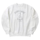 えりぴのおみせのおそろいスウェット しろくま（白系） Heavyweight Crew Neck Sweatshirt