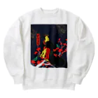 ごった煮商店の江戸名所百人美女 Heavyweight Crew Neck Sweatshirt