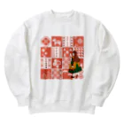 Cicogna（チコーニャ）のpatchwork GIRL Heavyweight Crew Neck Sweatshirt