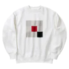 3×3 のドット絵のバンクシー - 3×3 のドット絵 Heavyweight Crew Neck Sweatshirt