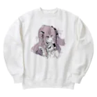 blossomのピンク✖紫系の地雷女の子 Heavyweight Crew Neck Sweatshirt