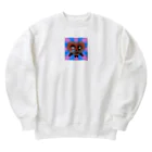 駄犬のらぶふぉ〜えば〜ギラギラ版 Heavyweight Crew Neck Sweatshirt