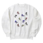 greetenの卓球めいいっぱい　卓球 Heavyweight Crew Neck Sweatshirt