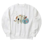 honeycombのねこと金魚 Heavyweight Crew Neck Sweatshirt