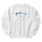 うる。のデデーンねこたん Heavyweight Crew Neck Sweatshirt