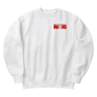 リジット・モータースポーツのRIGID透過ロゴ赤 Heavyweight Crew Neck Sweatshirt