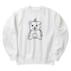 グーパン商会のヨークシャーテリアちゃん Heavyweight Crew Neck Sweatshirt