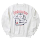 温泉グッズ@ブーさんとキリンの生活のねこの湯 Heavyweight Crew Neck Sweatshirt