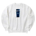 日本のおもしろEngrish看板のI eat garbage every day Heavyweight Crew Neck Sweatshirt