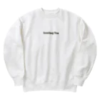 吠える動物の吠えるキツネ Heavyweight Crew Neck Sweatshirt