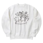 こねずみ出版のみいちゃんとふくちゃん02 Heavyweight Crew Neck Sweatshirt