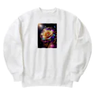 dolphineの宇宙のクリスタルローズ Heavyweight Crew Neck Sweatshirt