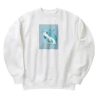 dolphineの癒しのハッピードルフィン　Healing Happy Dolphine Heavyweight Crew Neck Sweatshirt