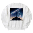 アマタの星を見る少女 Heavyweight Crew Neck Sweatshirt