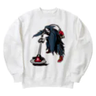 nikukoppuのthe latest Grim Reaper Heavyweight Crew Neck Sweatshirt