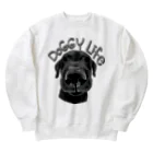 PUG ARTWORKS のわんちゃんコレクション 犬 Heavyweight Crew Neck Sweatshirt